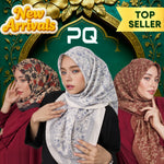 PANDA QUEENIE TUDUNG BAWAL PRINTED 1