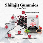 Shilajit Premium Gummies Rasa Strawberi dengan Ashwagandha 2
